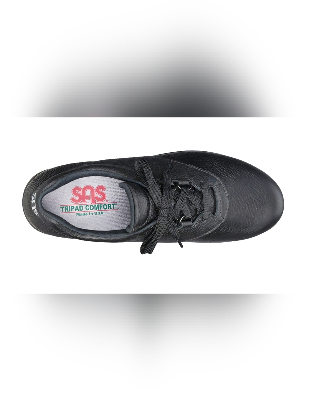 SAS Women's Liberty Black Shoe Leather Slip Resistant Sneaker 10WW NWT - Picture 3 of 16